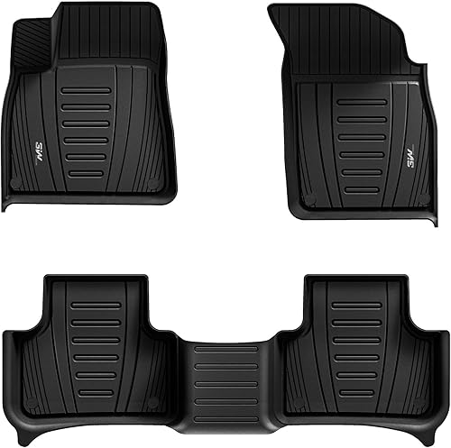 Alfombrillas de piso de 3 W compatibles para Audi Q7También para Audi Q8 2017-2019 TPE para todo tipo de clima forro de piso personalizado para Audi