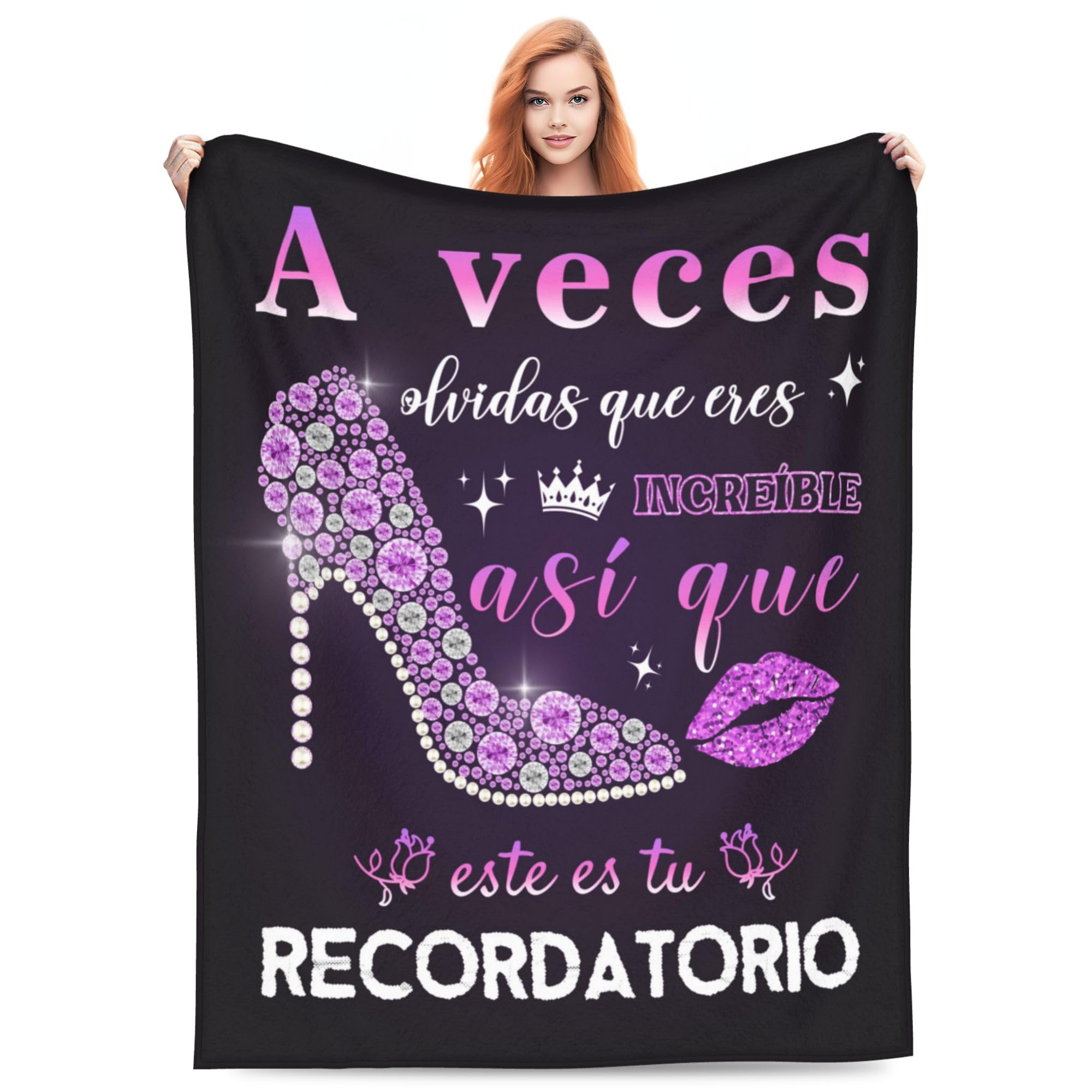 G-dake Regalos Mujer, Regalo Cumpleaños Mujer, Regalos Amigas Originales, Navidad Regalo Mujer para Amiga Madre Hermana Abuela Colega Tía, Manta Suave 130x150cm