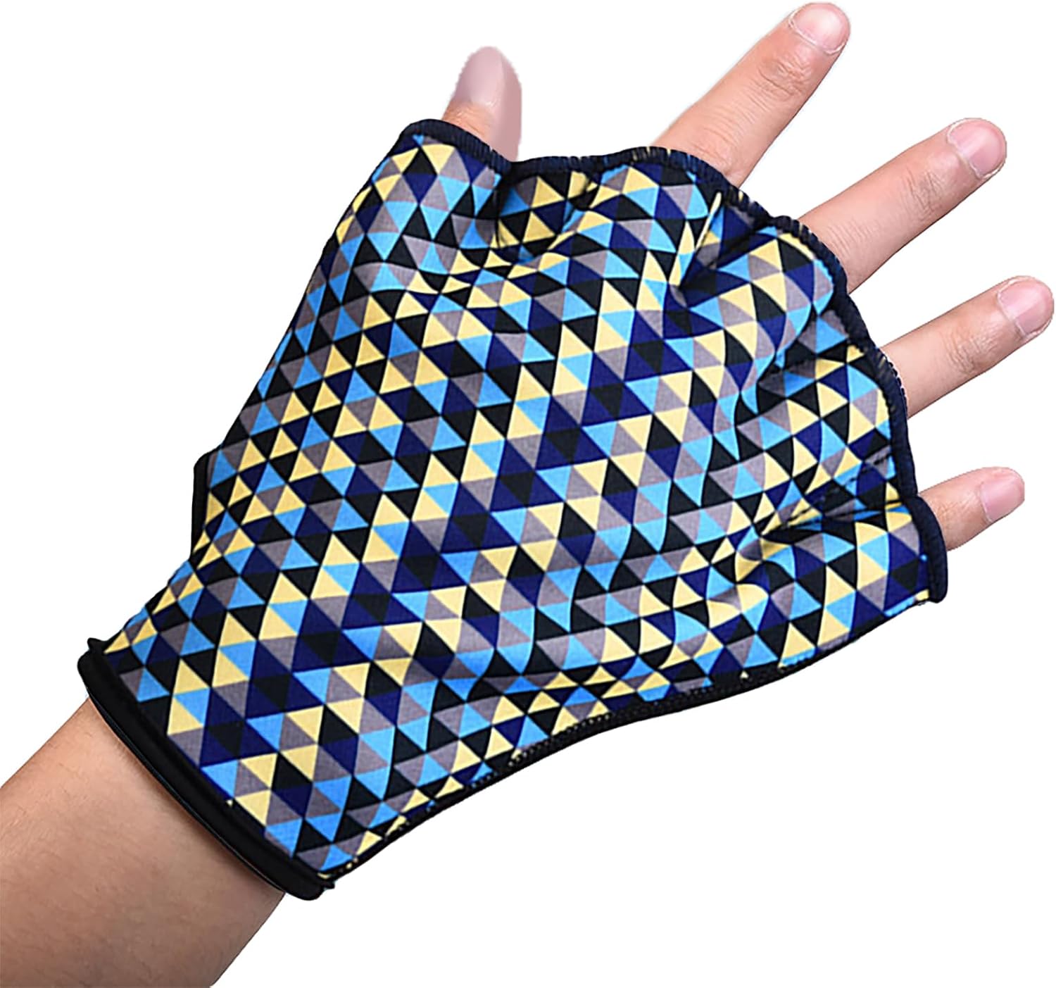 Webbed Swim Gloves Aquatic Fitness Water Resistance Gloves Fins for Diving Surfing Water Aerobics Lap Swim Training