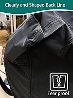 Vista 8 de FLYMEI Cubierta de motor fuera de borda para motor de 0 a 5 HP, cubierta de motor de barco completa, impermeable, 600D, tela Oxford resistente