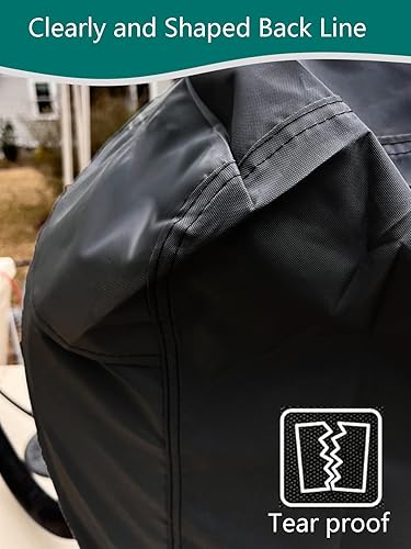 Miniatura 8 de FLYMEI Cubierta de motor fuera de borda para motor de 0 a 5 HP, cubierta de motor de barco completa, impermeable, 600D, tela Oxford resistente