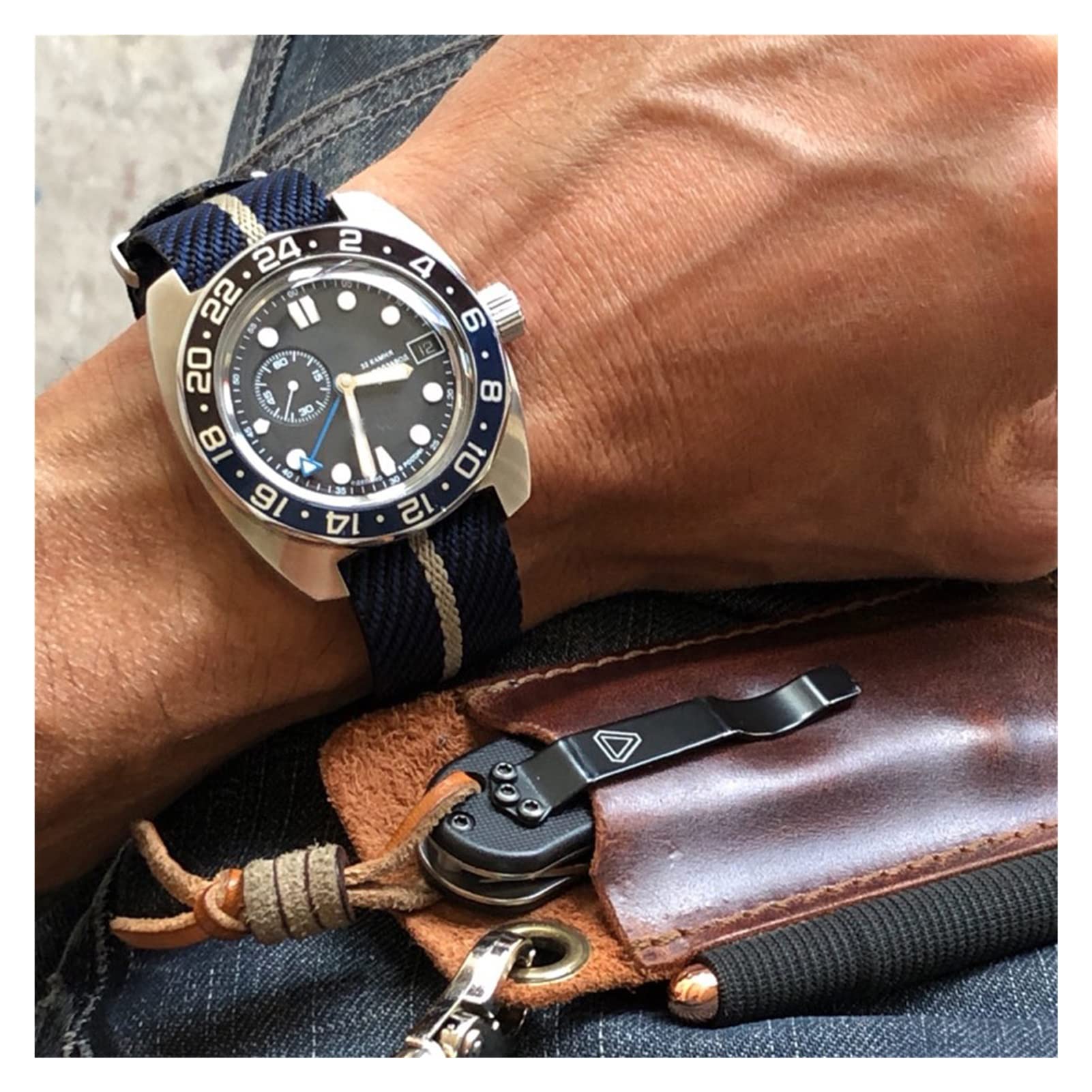 Cinturino for orologio di lusso con cinturino NATO in nylon di qualità premium