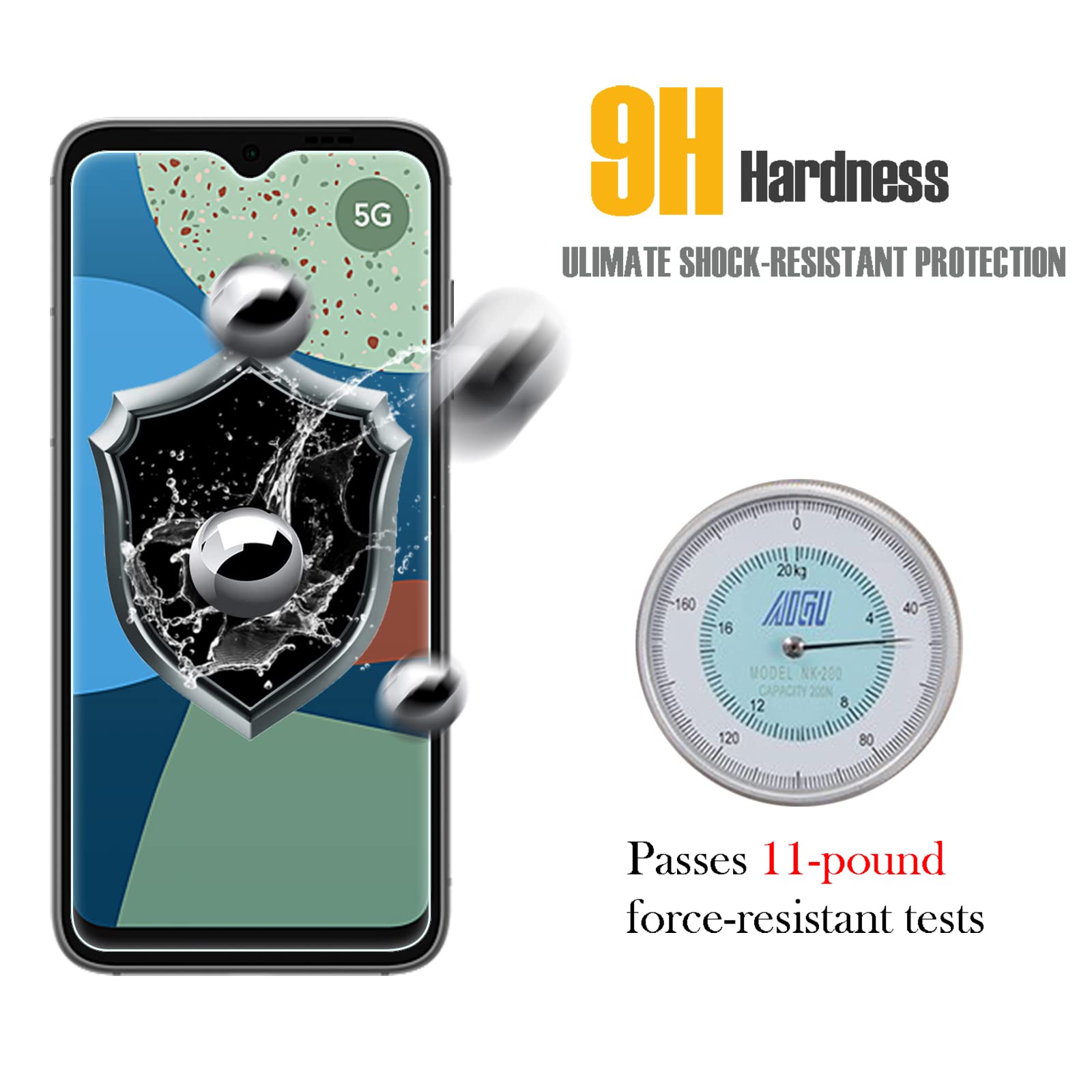 Protection D'écran En Verre Trempé Pour Fairphone 4 (avant + Caméra) - Marque Brotect - Neuf