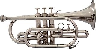 Oswal India Brand New Bb Cornet Nickel Plated With Hard Case+7C Mouthpiece