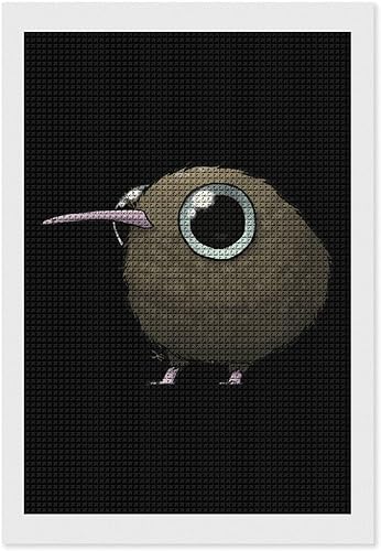 Cute Fat Kiwi Bird Diamond Art Painting Kits Full Square Drill DIY Picture Art Crafts for Home Wall Decor
