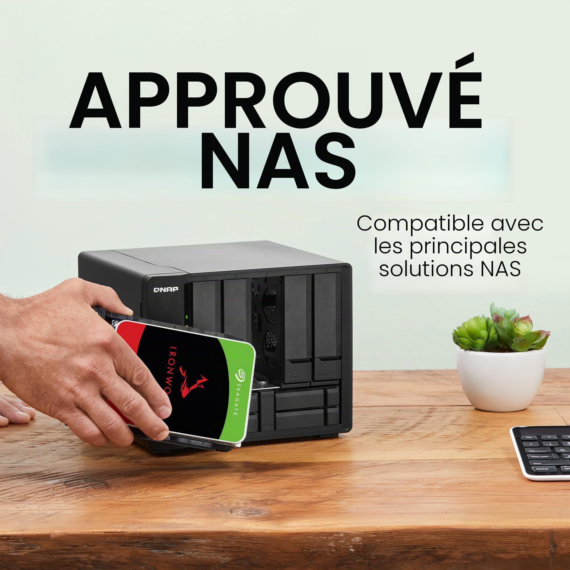 Seagate NAS HDD 6To IronWolf Disque dur mécanique