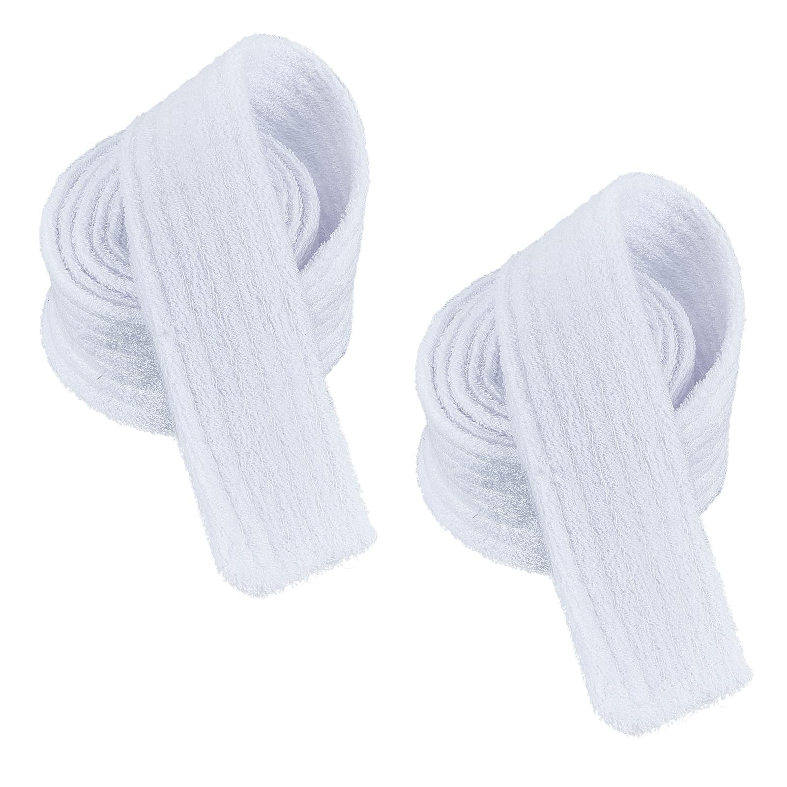 NICENEEDED 2 pz. Cintura di Ricambio per Accappatoio Bianco, Cintura Unisex per Accappatoio, Cintura di Ricambio per Pigiama Morbido, Cintura in Flanella