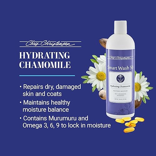 Miniatura 5 de Chris Christensen Smartwash50 Hydrating Blend Champú ultra concentrado para perros, hace hasta 50 botellas, acicalar como un profesional