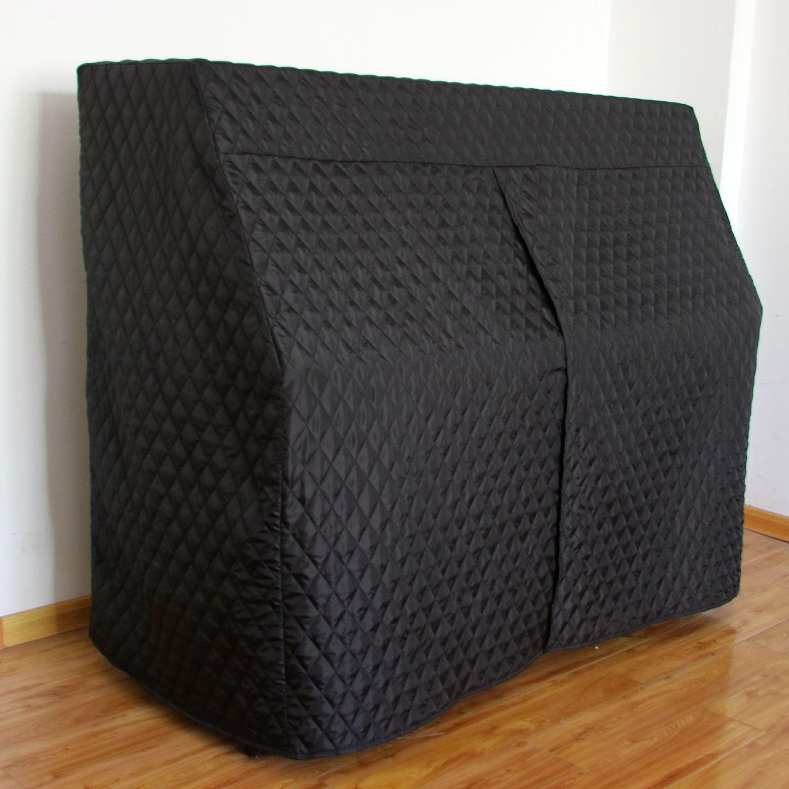 Funda para Piano Vertical -Cubierta Vertical del Piano | Funda impermeable de algodón prensado con costuras cruzadas -para piano vertical universal (155*35*125cm)
