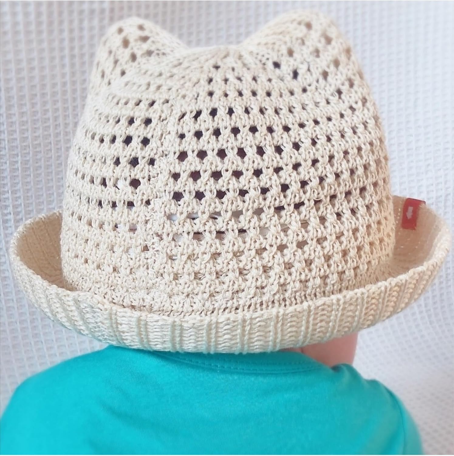 Kids Sun Hat with Cat Ears Bucket Hat for Toddler Baby Summer Lightweight Cute Beach Cap Daily Travel Beach Activity
