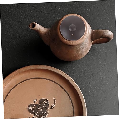 Miniatura 9 de Yardwe Tetera Tapa Tetera Tetera China Tetera Cubierta de tetera esmaltada Piezas de tetera Accesorio de tetera Reemplazo de la cubierta de té Tapa