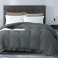 Vista 11 de SLEEP-NEST Funda de edredón extragrande tamaño King de 128 x 120 pulgadas, funda de edredón de lujo de 1 pieza, 600 hilos, funda de edredón 100%