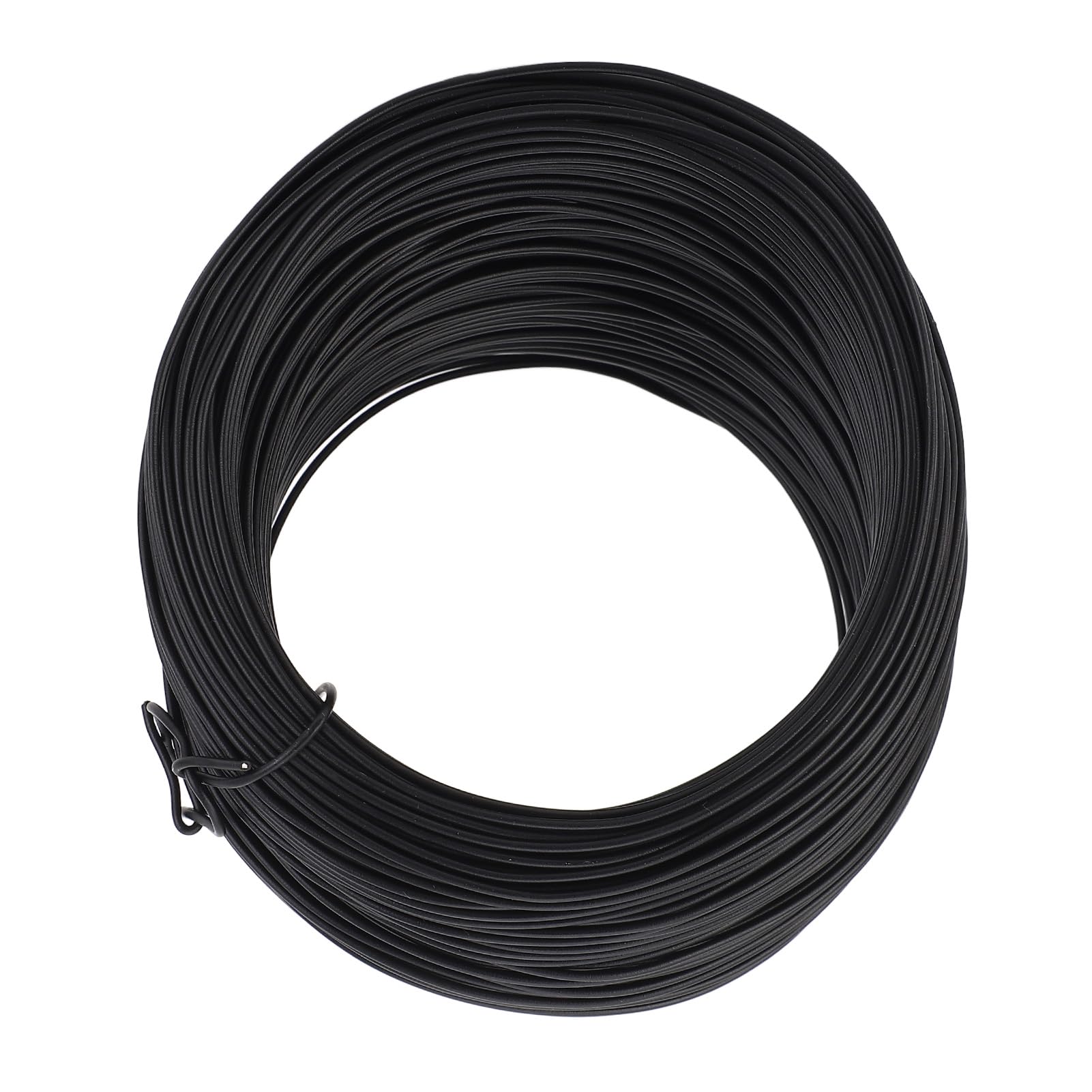 Flexible Tie Wire, Galvanized Iron PVC Coated Wire, 0.75mm x 50m, Rustproof, Adaptability for Telecommunication with Round Mouth, for Binding Reinforcing Bar and Fiber Optic