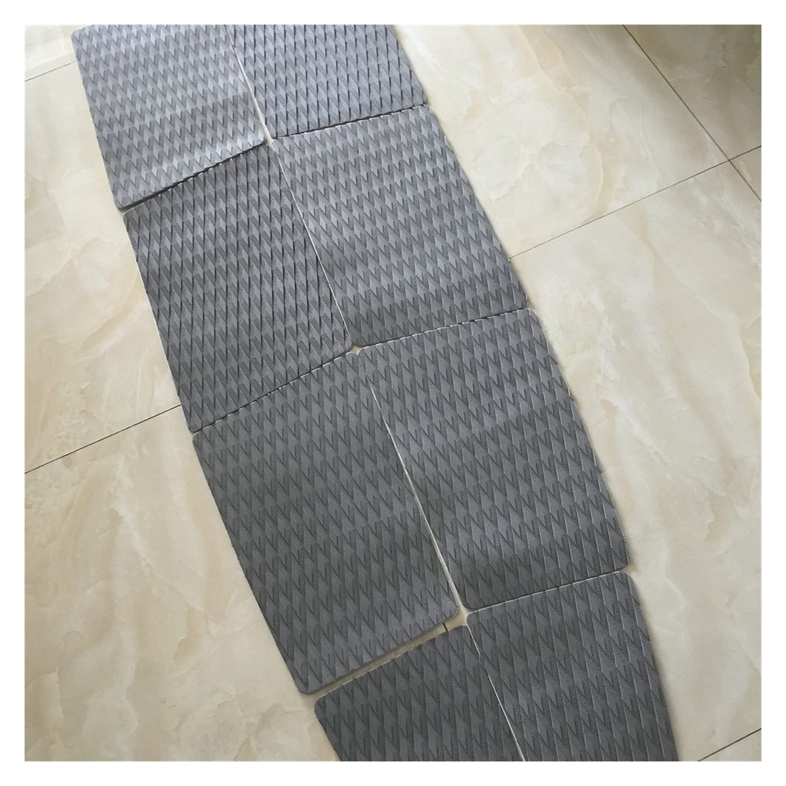 EVA Surfboard Traction Pad Rubber Pad 8 Pcs SUP Cover Pad Diamond Pattern Traction Surf SUP Pad