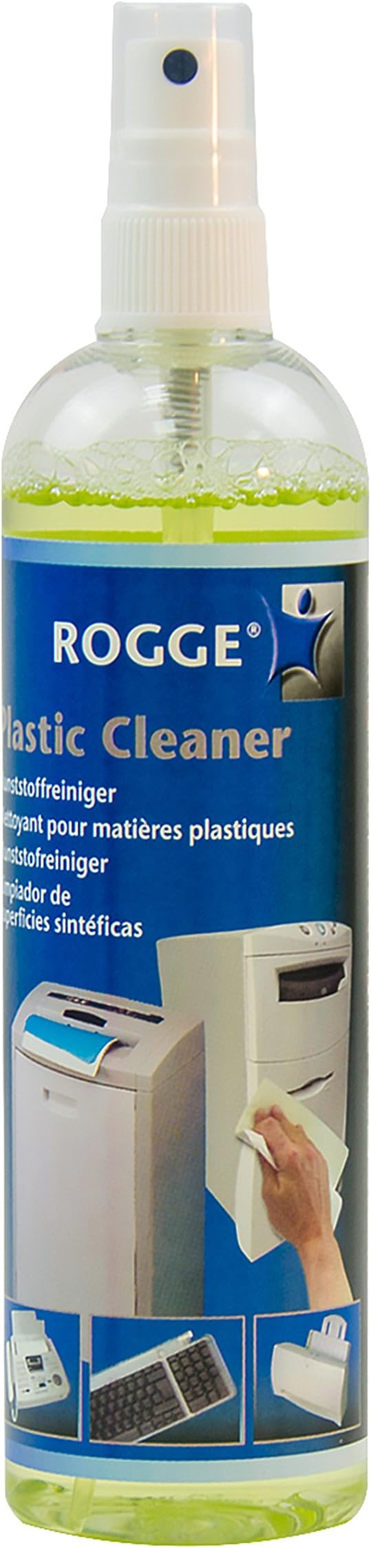 Rogge Plastic Cleaner Pump Spray Bottle 8.4oz (250ml)