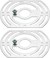 Vista 1 de PATIKIL Soporte de montaje de lámpara, paquete de 2 barras transversales de luz, placa de montaje universal con tornillo de tierra para lámpara