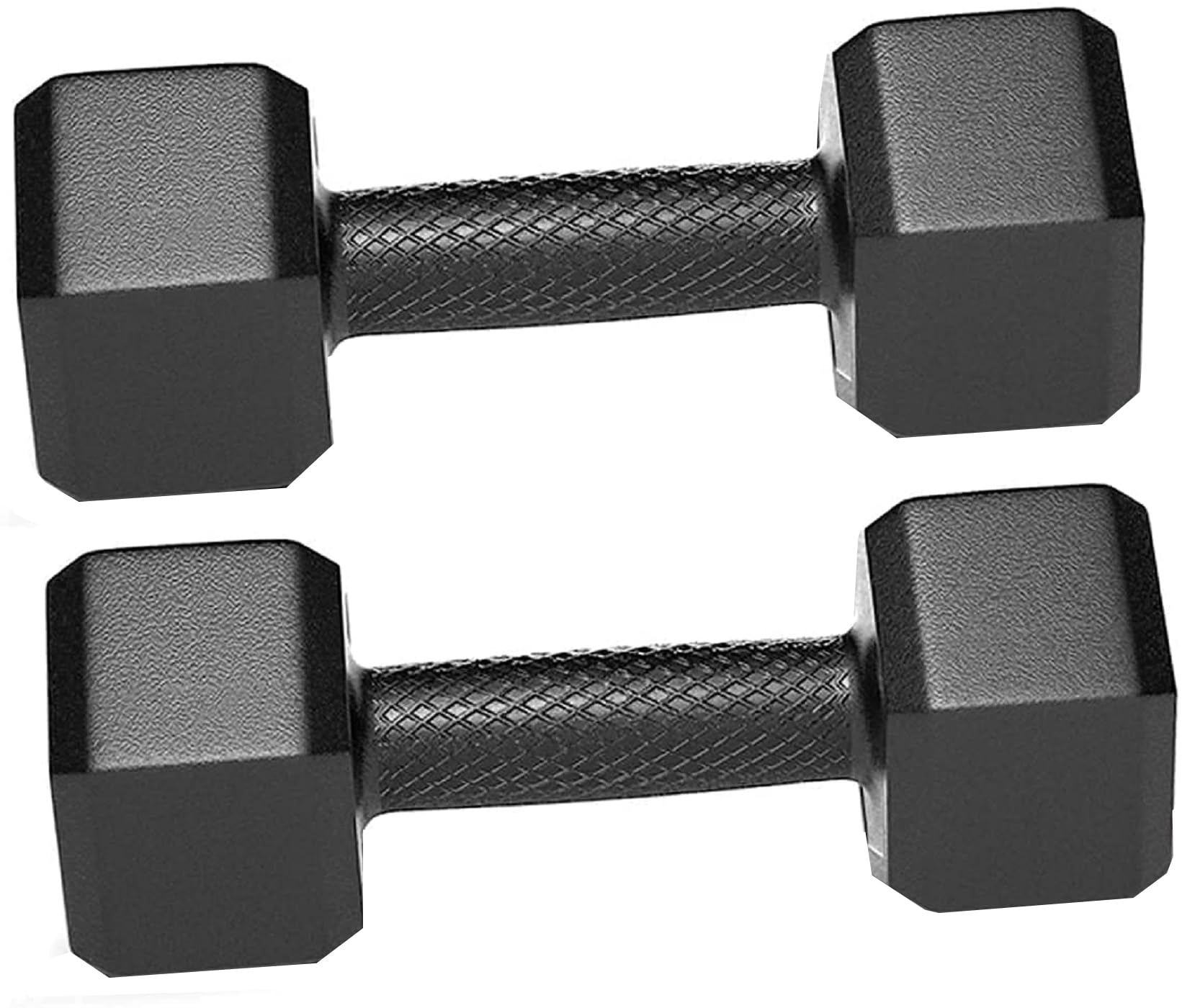 SIMRAN SPORTS Black Pvc Dumbbells Set Made of Solid PVC | 1 Pair Hex Dumbbells | Dumbbell Set For Home Gym Exercise & Fitness (Black- 2 Kg x 2Pcs) (B09YZ3S562) Amazon Price History, Amazon Price Tracker