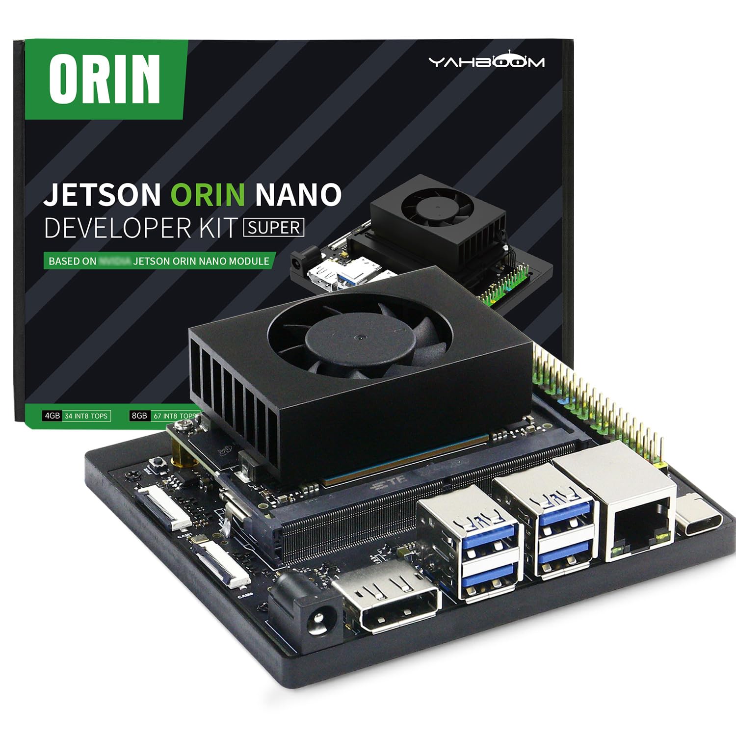 Amazon.co.jp: Yahboom Jetson Orin Nano 8GB RAM Super 67Tops