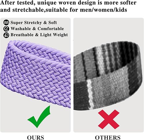 Miniatura 5 de Fishent Llavero tejido con cordón de muñeca, bonito llavero elástico para mujeres y hombres, llaves de automóvil, tarjetas de identificación,