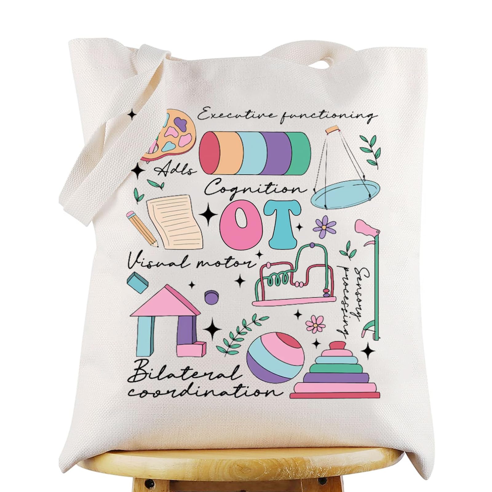G2TUP Occupational Therapy Tote Bag OT Assistant Gift Occupational Therapy Shoulder Bag Occupational Therapy Merch