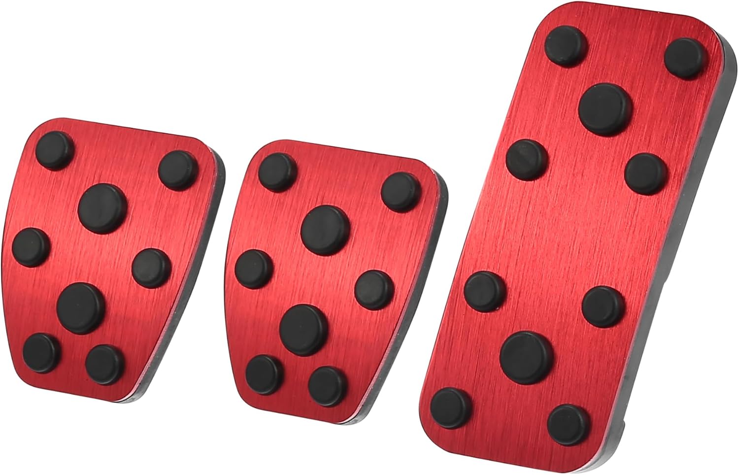 A ABSOPRO Car Foot Pedal Pads Accelerator Gas Brake Clutch Pedal Cover