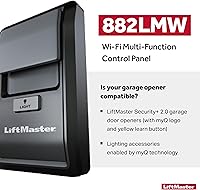 Vista 2 de LiftMaster 882LMW - Solo funciona con abridores de puerta de garaje LiftMaster Security+ 2.0 seleccionados - Panel de control de puerta de garaje