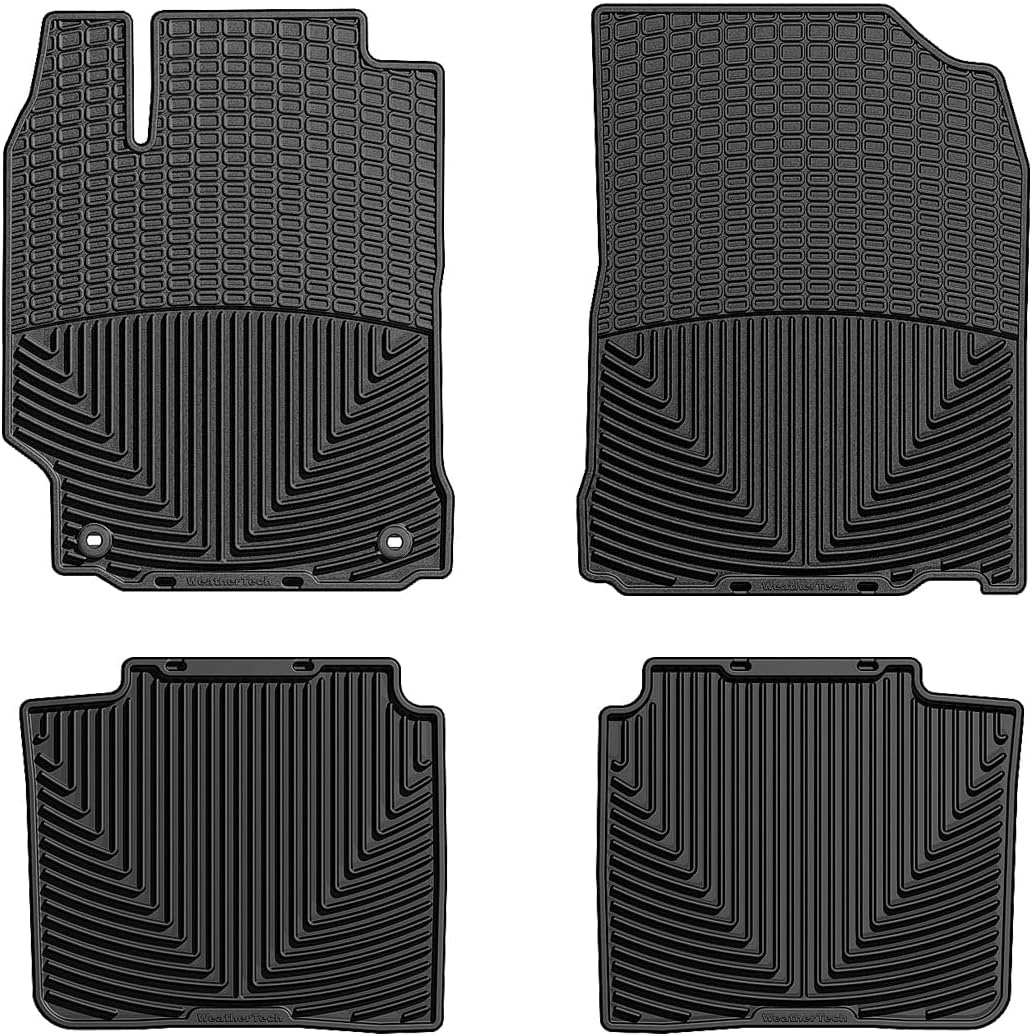 WeatherTech All-Weather Floor Mats for Toyota Camry - 1st & 2nd Row (WTCB255256), Black