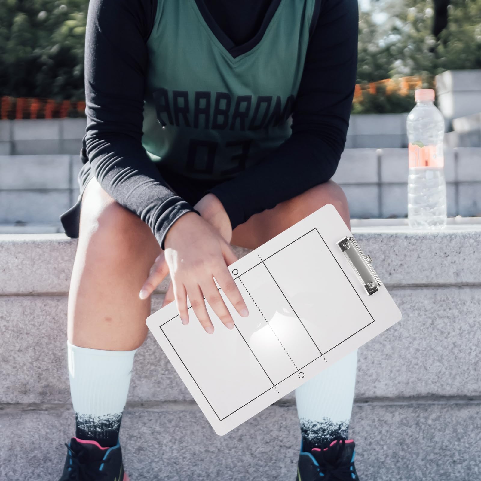 BESPORTBLE Tabellone Di Pallavolo Appunti Di Pallavolo Per Allenatori Lavagna Per Allenatori Cancellabile a Secco Consiglio Degli Portatile Pvc Attrezzatura