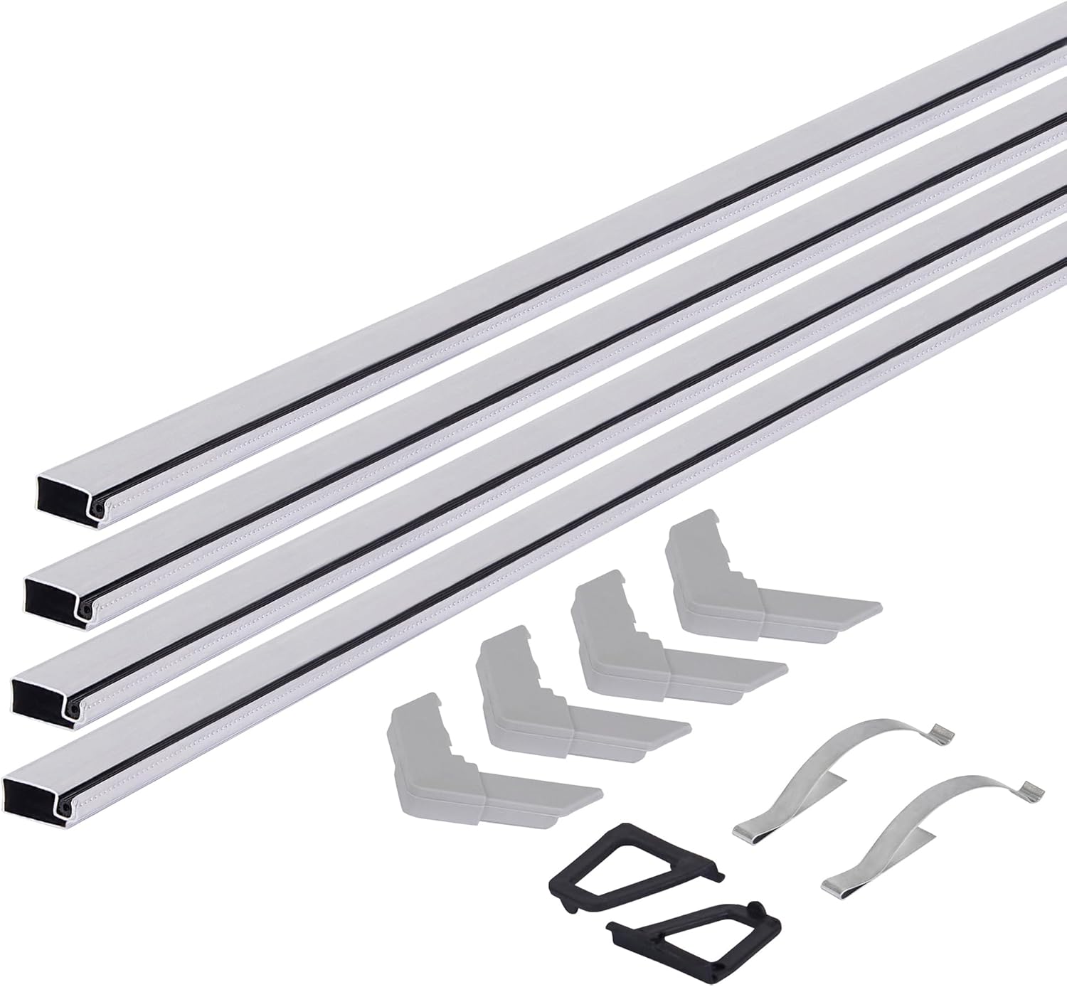 M-D Building Products 14188 5/16 in. x 48 in. x 48 in. Mill Aluminum Screen Frame Kit