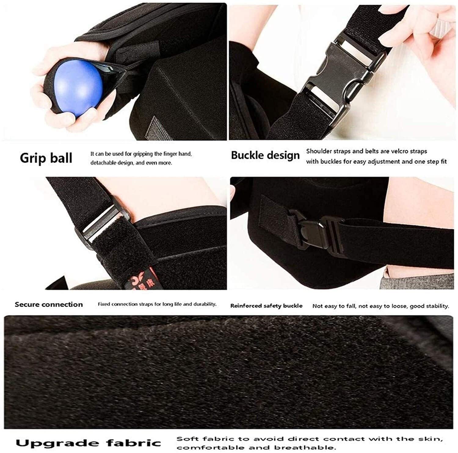 Soporte del Brazo del Codo del inmovilizador del Hombro, Soportes Ajustables del Manguito rotador del Brazo Ideal después de la dislocación del Hombro, la dislocación Parcial o la reparació