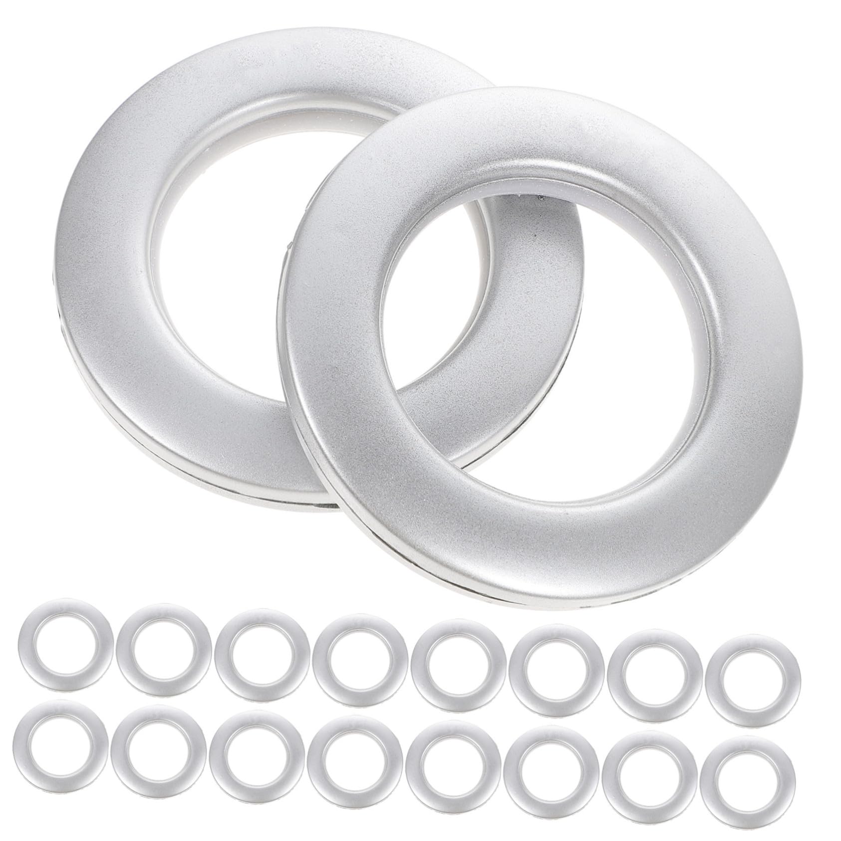 Anillos para cortinas con reducción de ruido y fácil instalación manual juego de 75 ojales