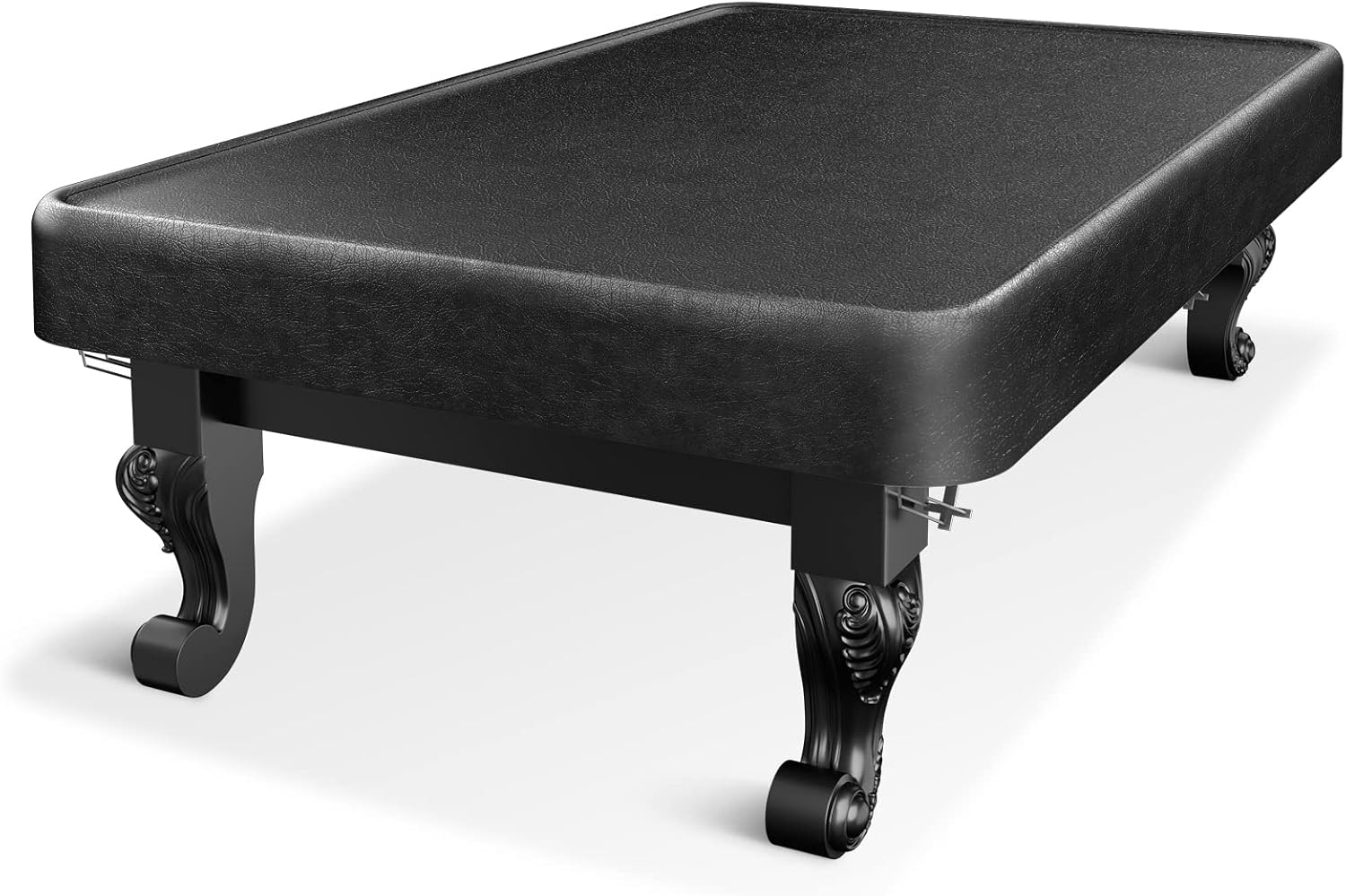 Kohree 8FT Pool Table Cover, Heavy Duty Leatherette Billiard Table Cover, Waterproof & UV Protection Fits 8 Feet Standard Pool Table(Black)