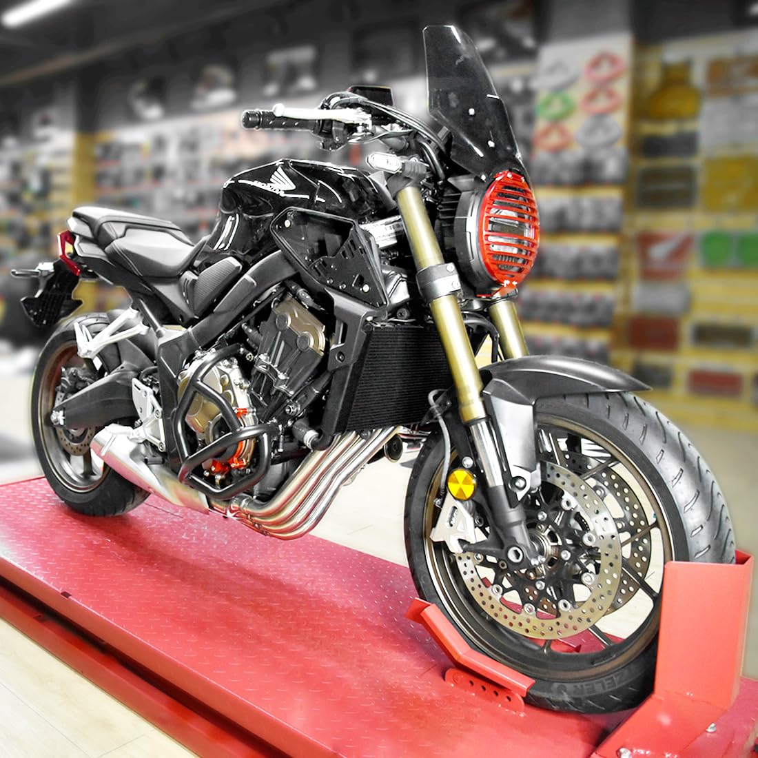 para CB650R 2019-2023 Barra Protectora de Carretera con Motor Negro Protector de Parachoques Izquierdo Derecho Compatible con CB 650 R 2019 2020 2021 2022 2023