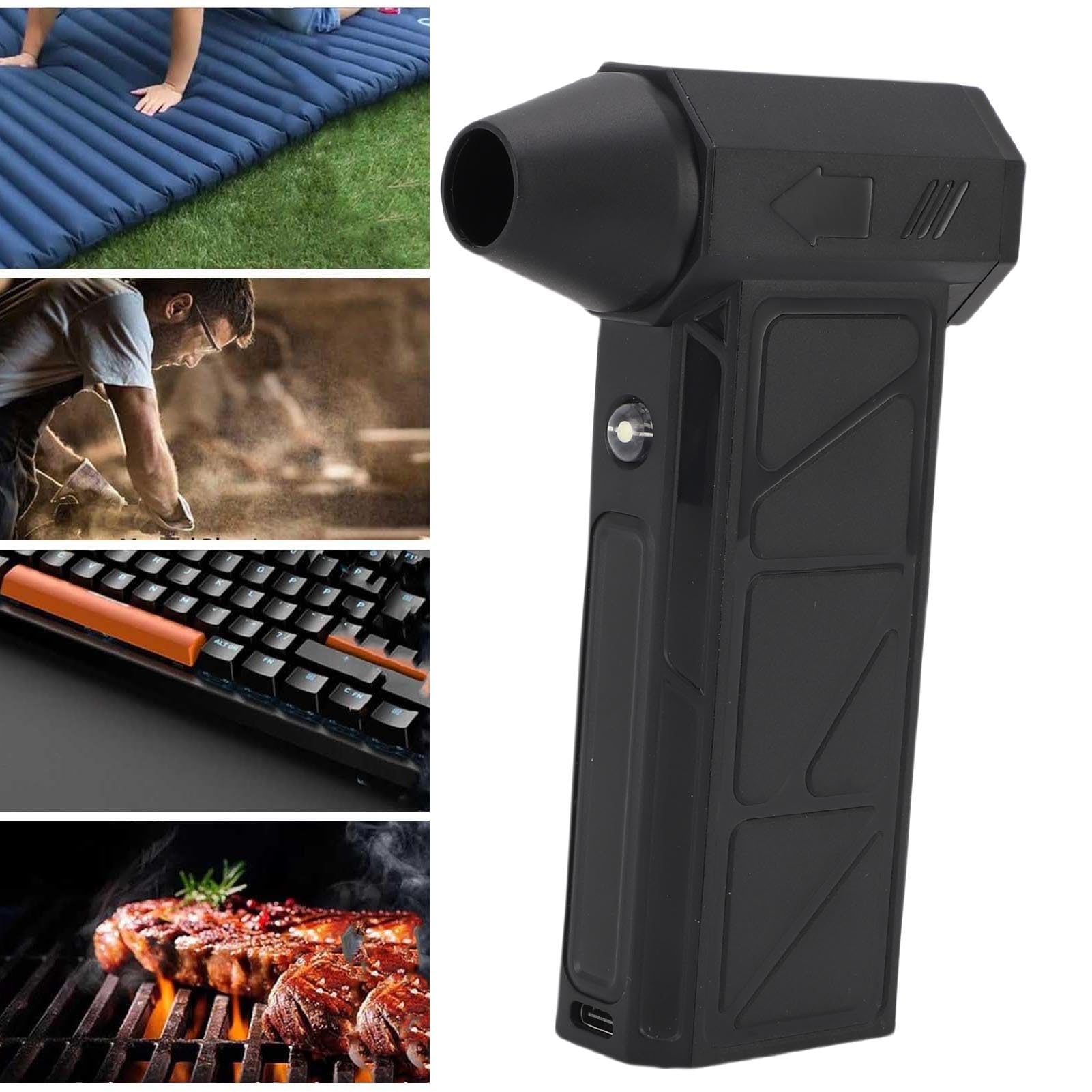 Sxhlseller Soplador de Aire Inalámbrico 130000 RPM 4 Velocidades para
