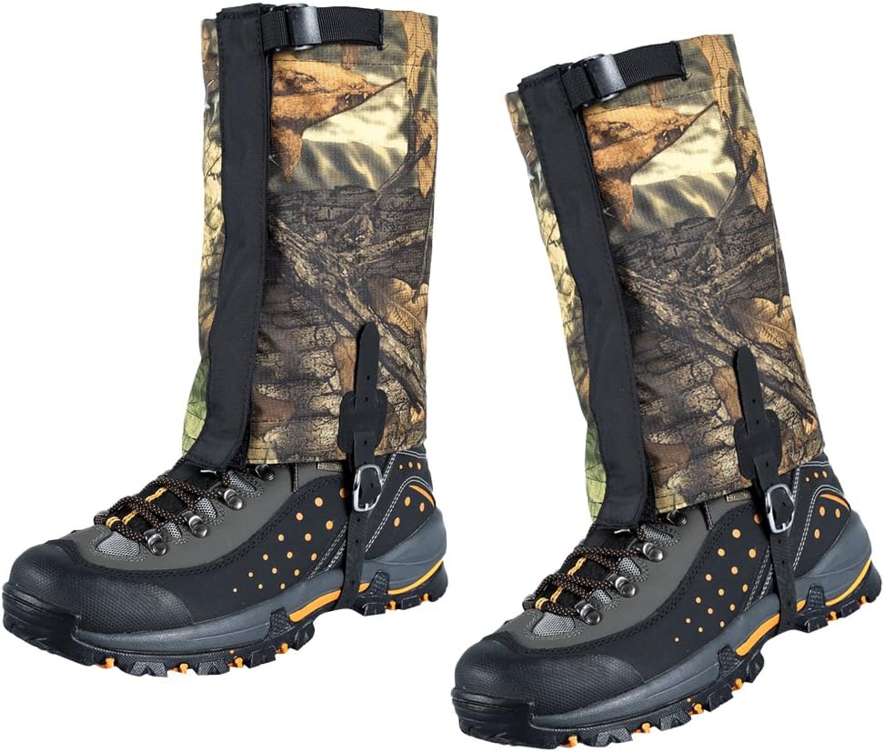Snow Leg Gaiters for Boots Winter Keep Warm Breathable - Hiking Ski Shoe Leg Covers | Insect Bite - Outdoor Gaiters for Trekking, Skiing, Camping, Fishing
