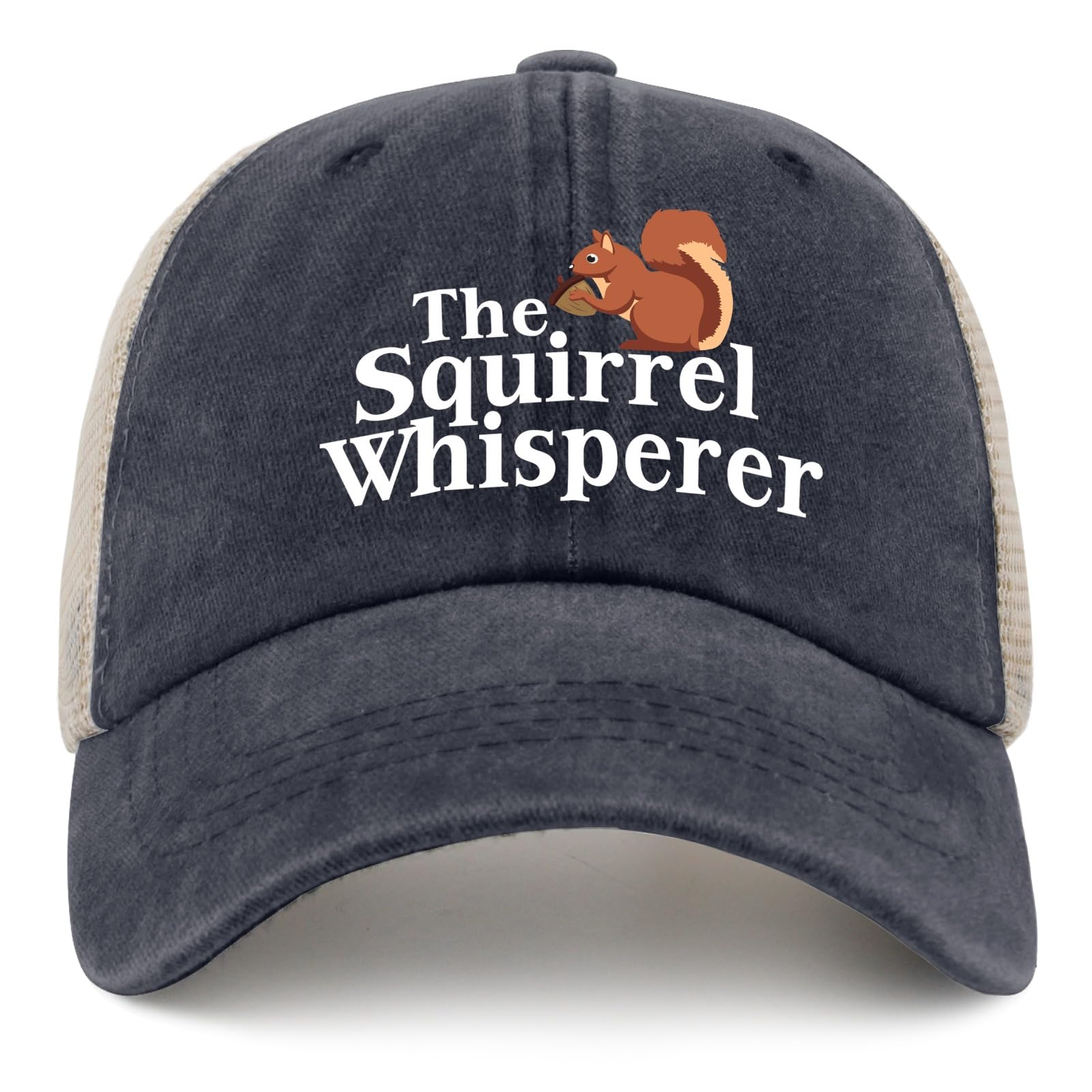 bradkke Funny Squirrel Hat The Squirrel Whisperer Hat for Men Dad Hat Fashionable Hats