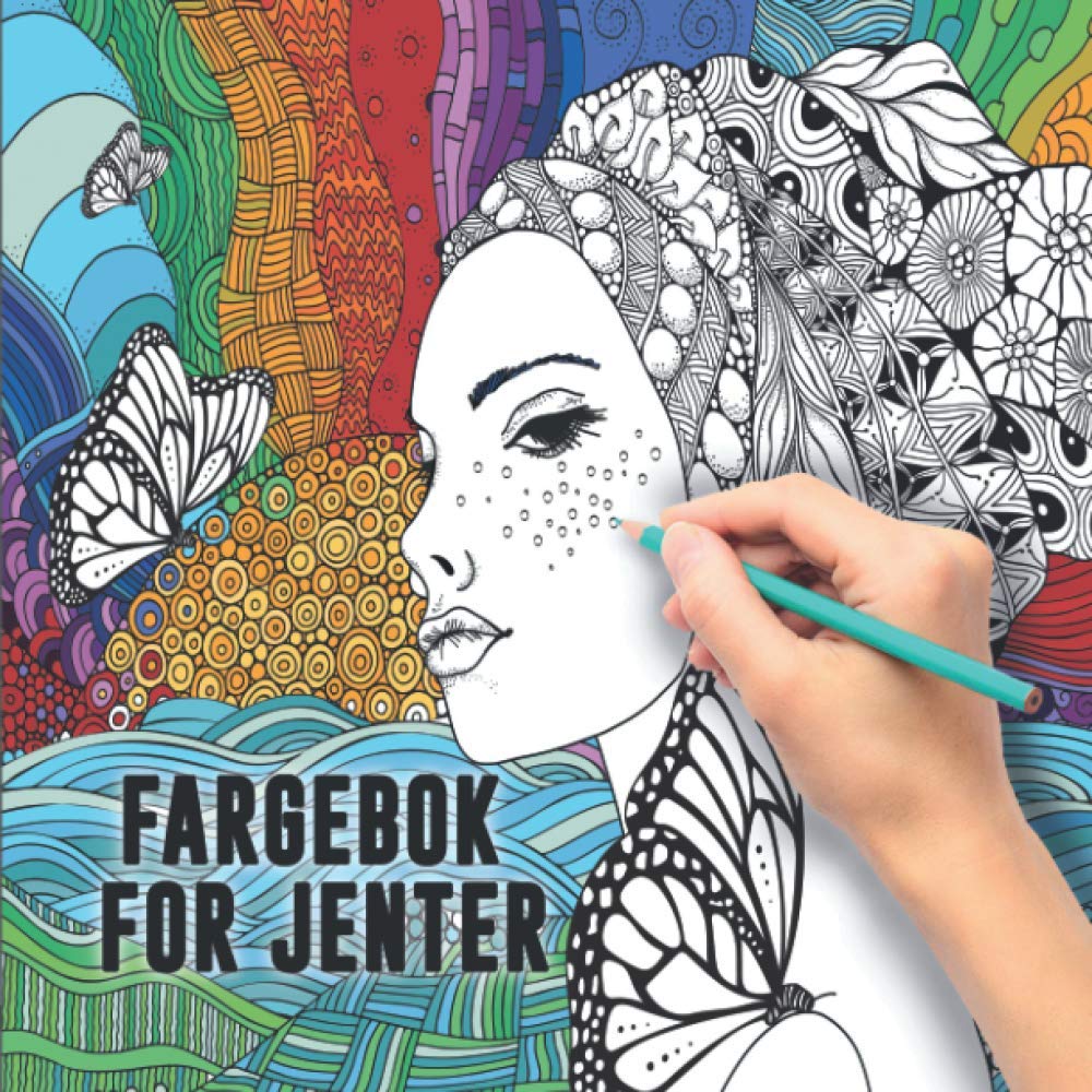 Fargebok for Jenter: En perfekt gave til jenter for å gi kreativiteten frie tøyler. Alder 12-14, 15-19, 20-35 - Bind 1