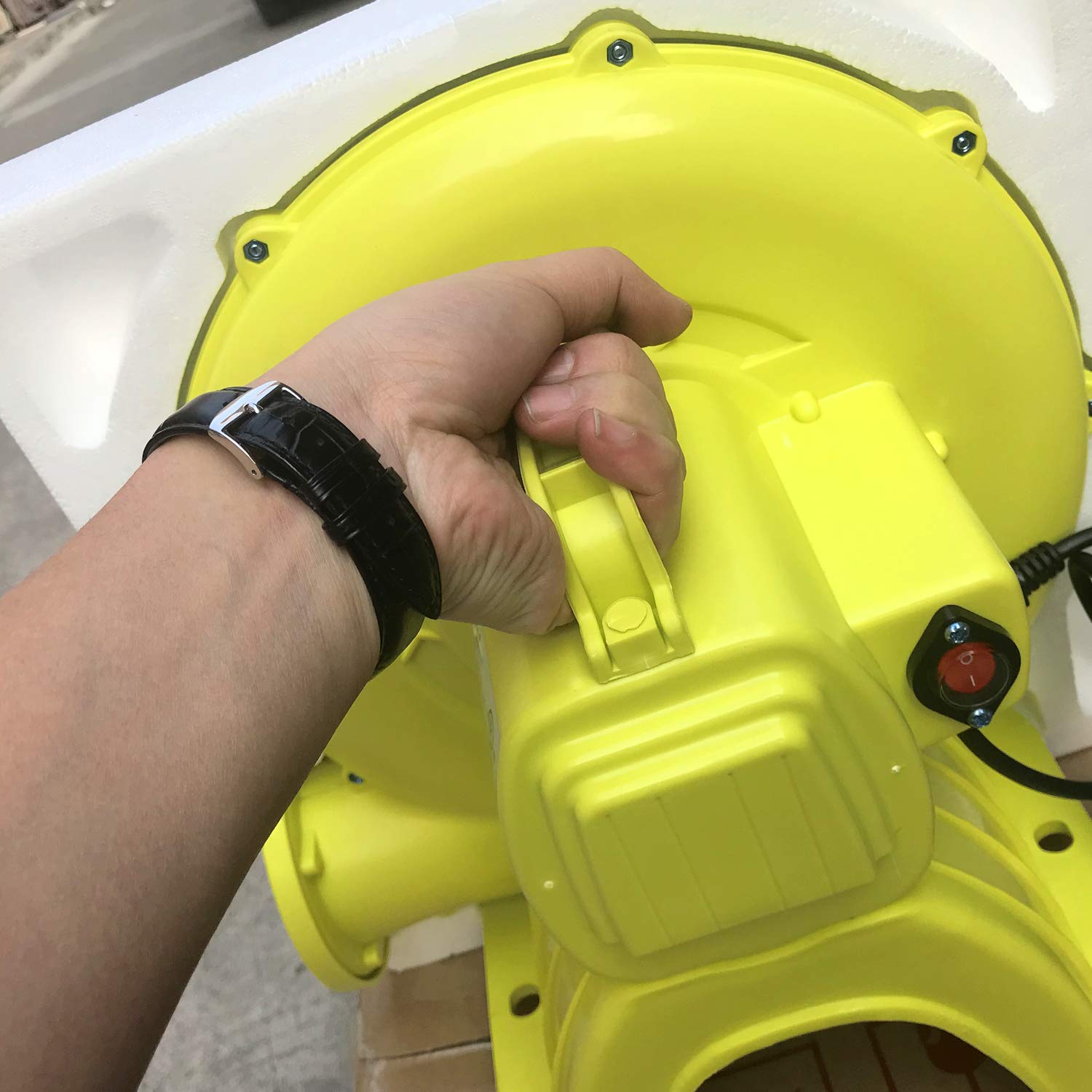 Sewinfla 370W Air Blower - Inflatable Bouncer Blower for Bounce House, Jumper, Bouncy Castle, Movie Screen