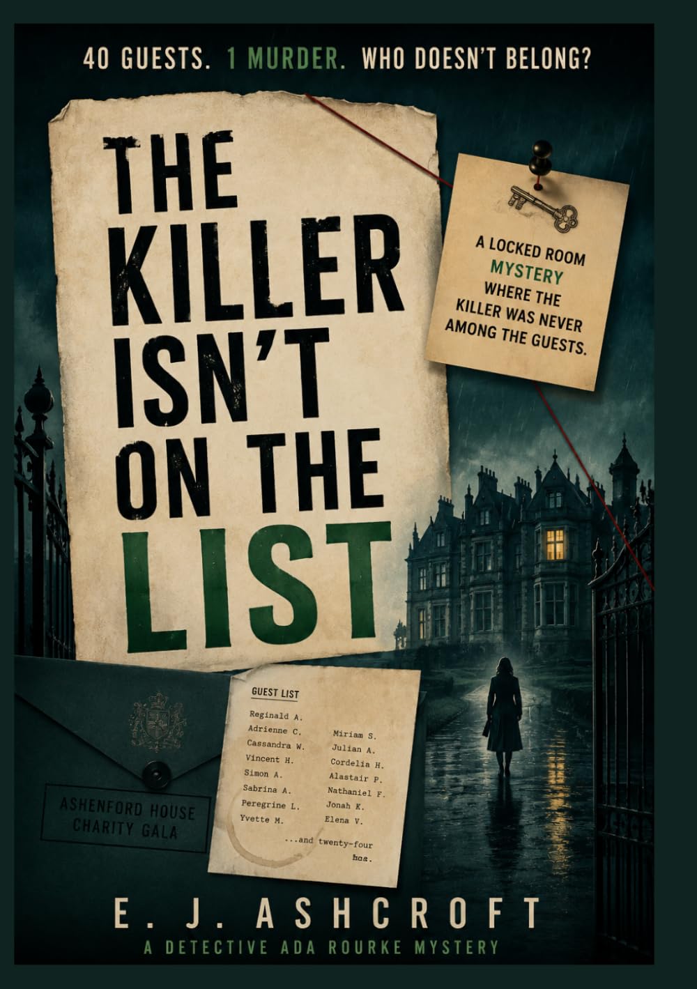 The Killer Isn't On The List: 40 suspects, 2 clues, killer.