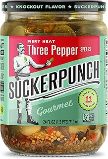 SuckerPunch Bold Burger Dill Pickle Chips, Gluten Free, Kosher, Sugar Fr...