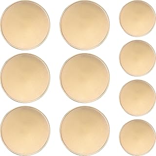 Engraving Blanks 10pcs Blank Challenge Coins Blank Reverse Challenge Coin Collection Coin Personalized Diy Craft Coin for Birthday Travel Gold Coins