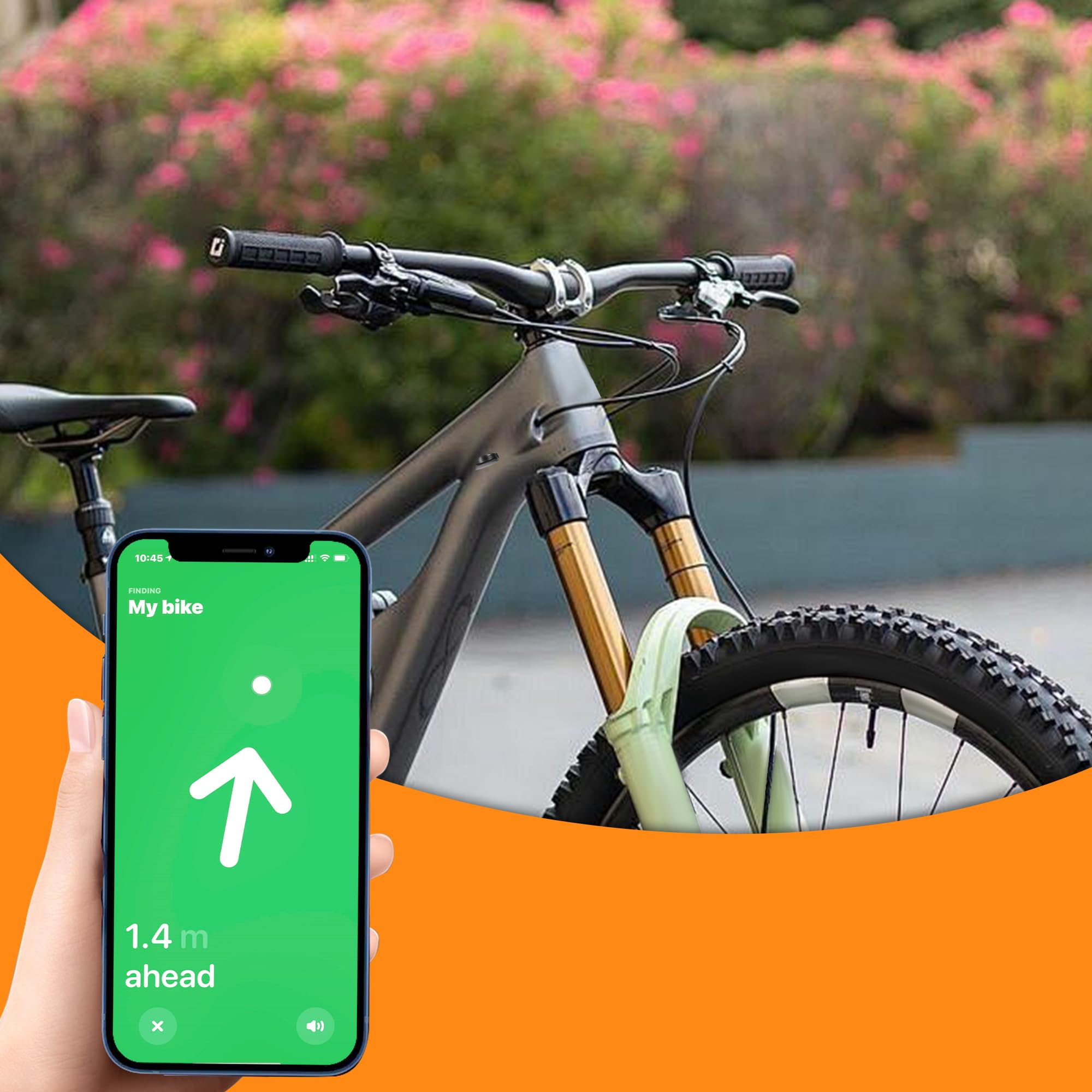 Airtag uchwyt rowerowy | uniwersalny uchwyt rowerowy do Apple Airtag ukryty w widelcu rowerowym, ochrona przed kradzieżą, wodoszczelny, w zestawie narzędzia