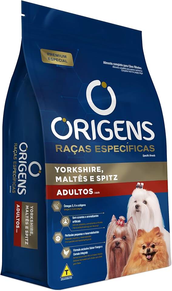 Origens Ração Raças Especificas Para Yorkshire Maltês E Spitz Adultos - 10 1Kg