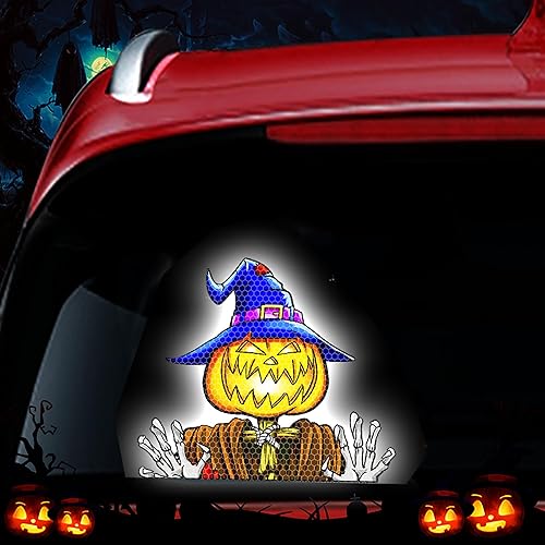 Divertidas calcomanías de Halloween con diseño de fantasma, vampiro, enano, enano, para Halloween, terror, coche, calcomanía y calcomanía de vinilo