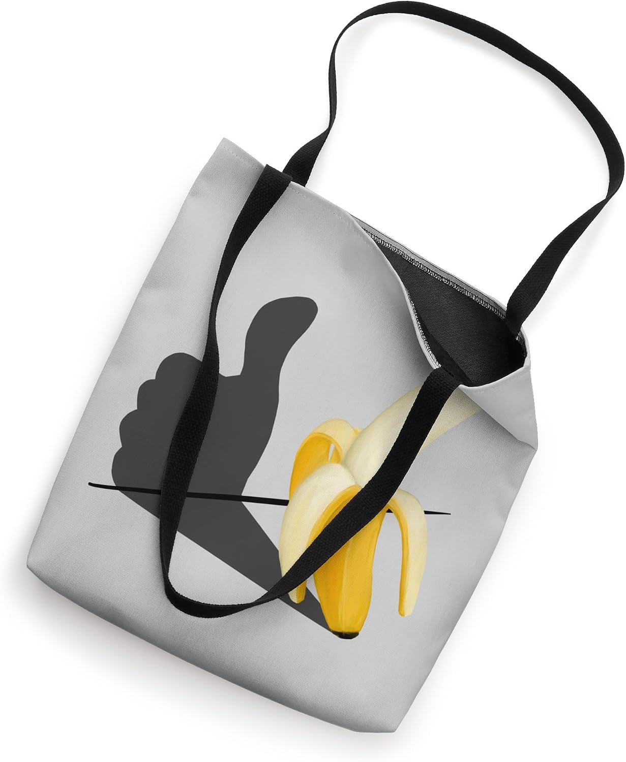 Optimistic Banana Positive Attitude Thumbs Up Tote Bag