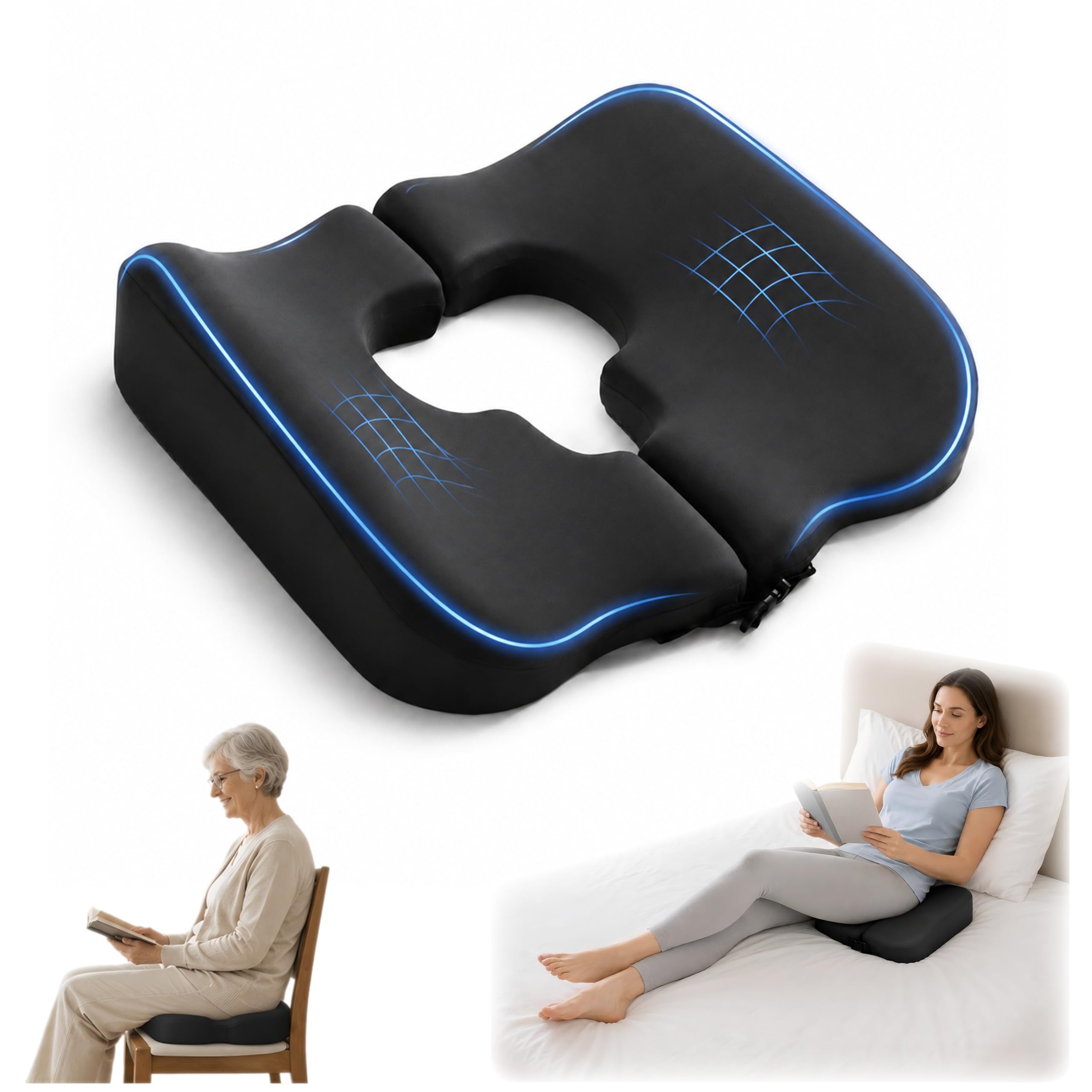 Photo 1 of LLCHGBF Memory Foam Donut Seat Cushion