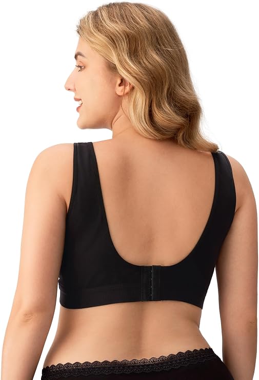 HBselect 5 Pack Nursing Bras for Breastfeeding, Maternity Nursing Sleep Bra Wireless Pregnancy Sleep Bralette