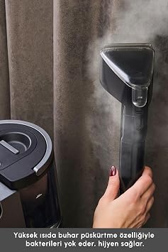 Karaca Vantuz Deepclean Buharlı Halı ve Koltuk Yıkama Makinesi Antrasit