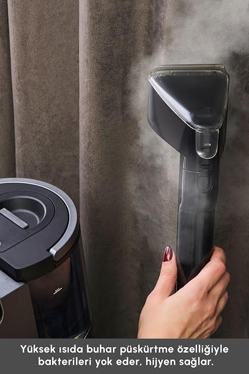 Karaca Vantuz Deepclean Buharlı Halı ve Koltuk Yıkama Makinesi Antrasit