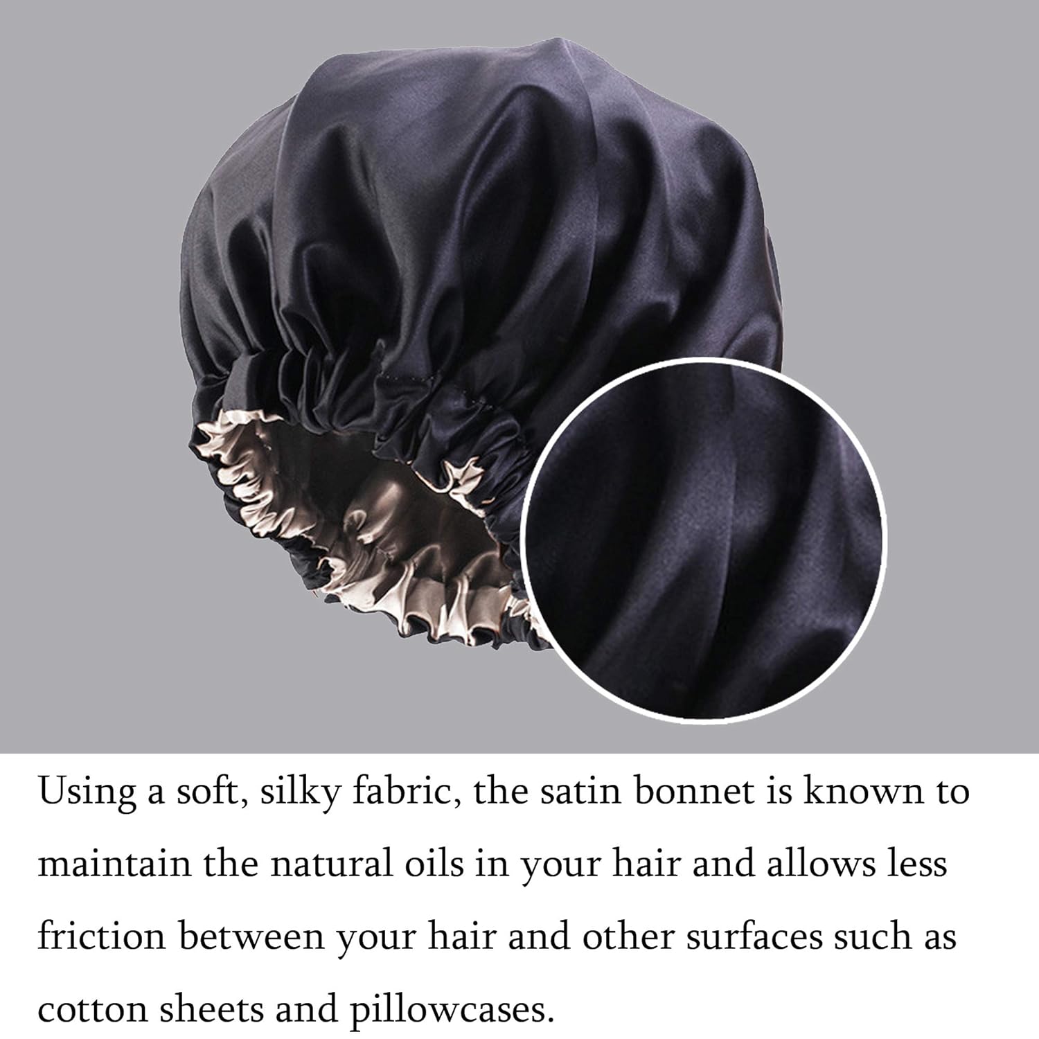 Satin Bonnet Silk Bonnet Hair Bonnet For Sleeping Satin Bonnet For Hair Bonnets For Women Silk Bonnet For Natural Hair : Beauty & Personal Care